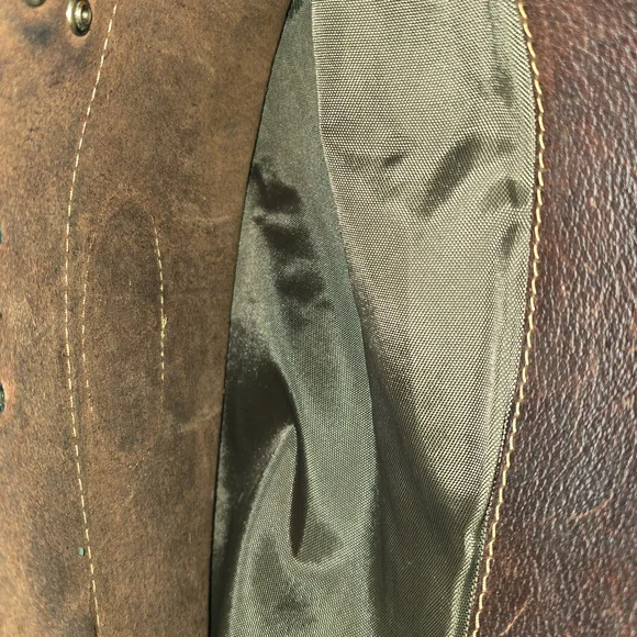 Orvis Bullhide Leather Expandable Briefcase